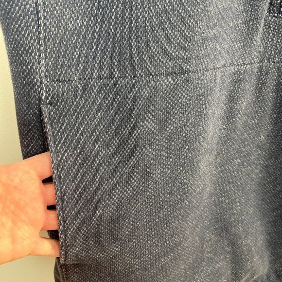 Duluth‎ Trading Co Vest Medium Mens Threshold Fleece 1/4 Zip Blue Sleeveless M - Picture 7 of 10